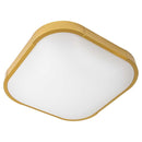 Plafon Enzo Ouro Quadrado P/ 2 LED E27 30cm Starlux ZR075-S-MG ST1895