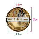 Pendente Amora Cúpula de Vidro com Gotas para E14 ZR076-WA Starlux ST2511