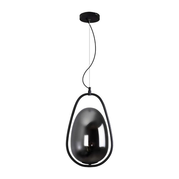 Pendente Uovo Cúpula Vidro Smoky ZR078-SKY Starlux ST2537