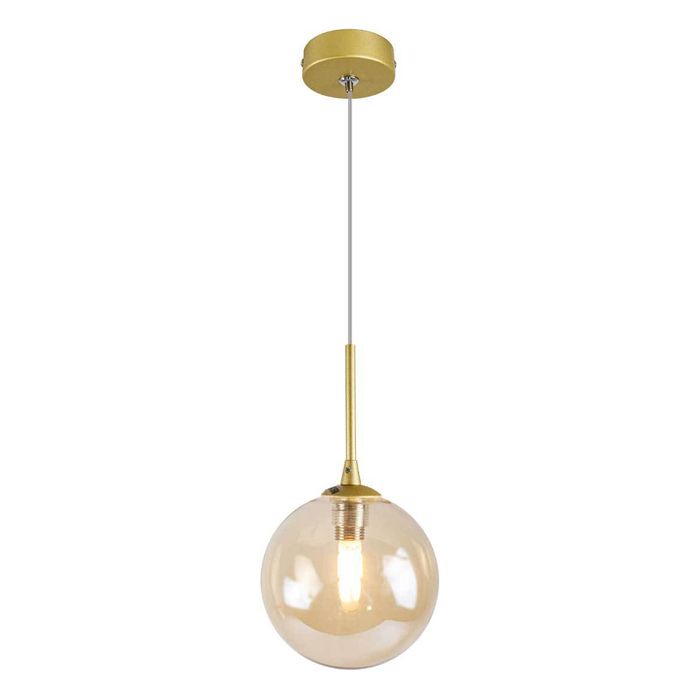 Pendente Grape Ouro Globo Âmbar P/ G9 Starlux ZR082-AGD ST2068