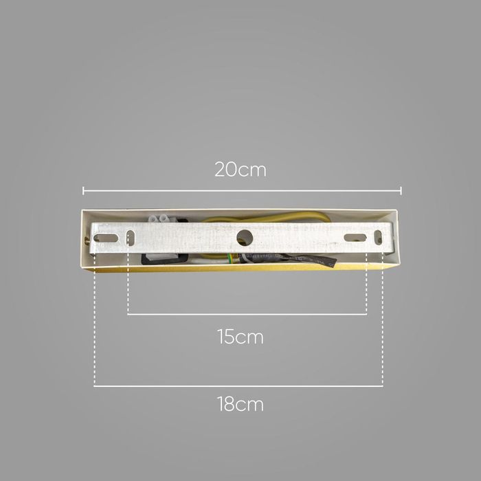 Arandela/plafon Aruna Ouro Fosco e Ambar ZR095-AGD 80cm para 3x G9 Starlux ST2619