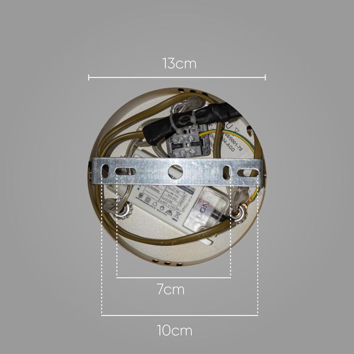 Pendente Petra Starlux 3 Cúpulas de Vidro LED 2700k ZR104-AGD ST2582