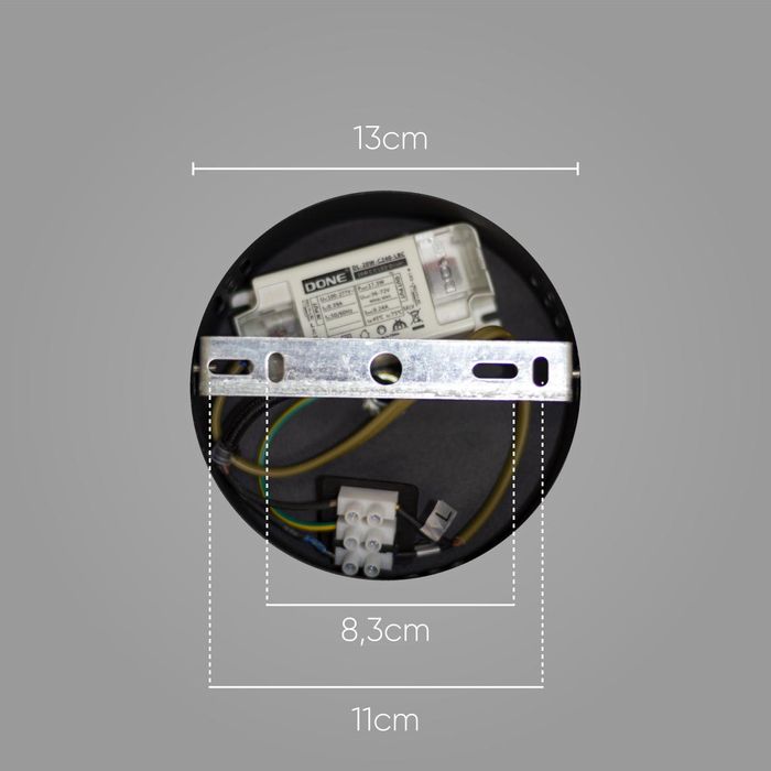 Pendente Petra Preto Fosco e Smoky ZR107 LED 15W 2700k 3 Cúpulas Starlux ST2585