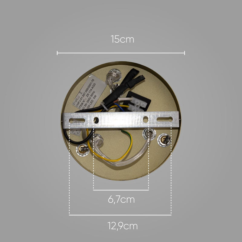 Pendente Grape ZR114- CH Cromado Globos Vidro para 13x G9 Starlux ST2557