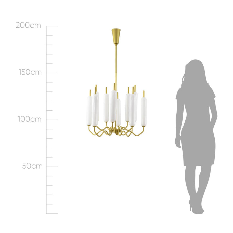 Pendente Isis Ouro LED 80W ZR117-WGD Starlux ST2674