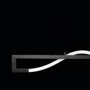 Pendente Naruto Preto Fosco ZR120 100cm LED 13W 2700k Starlux ST2589