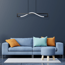 Pendente Naruto Preto Fosco ZR120 100cm LED 13W 2700k Starlux ST2589