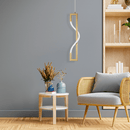 Pendente Naruto Ouro Fosco ZR121 72cm LED 12W 2700K Starlux ST2595