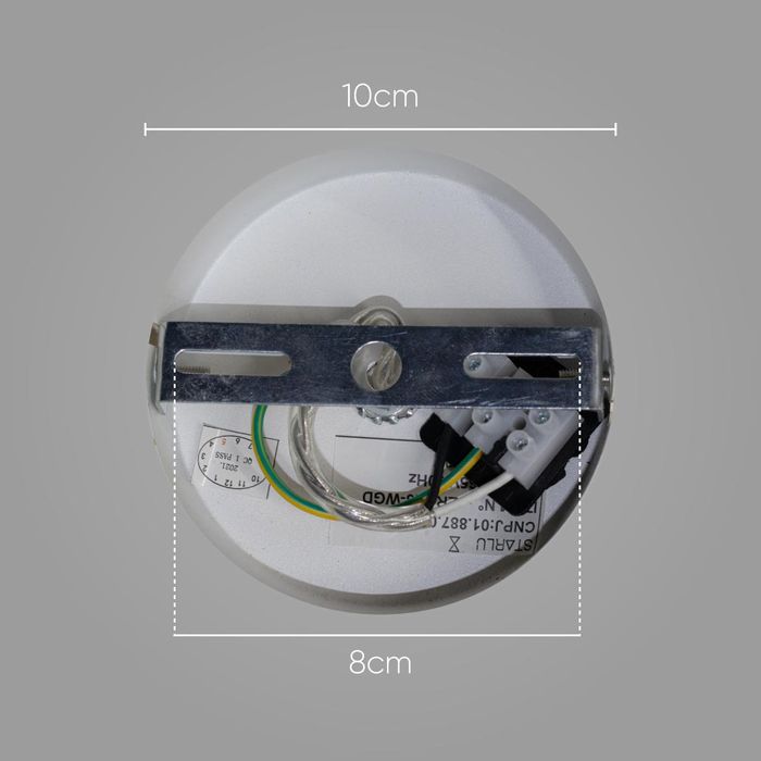 Pendente Malu Ouro Fosco e Branco 100 Cm Para 3x G9 ZR126 Starlux ST2616