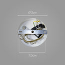 Pendente Malu Ouro Fosco e Ambar ZR130 6 Globos Vidro Starlux para 6 G9 ST2601