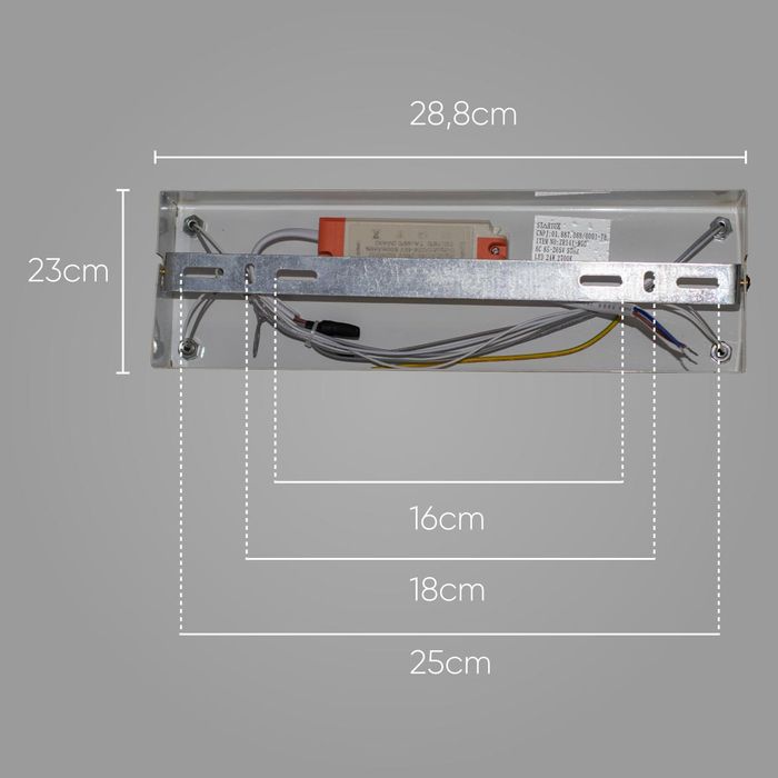 Plafon Yoda Ouro Fosco e Branco ZR141-WGD LED 22W 2700k 71x85cm Starlux ST2633