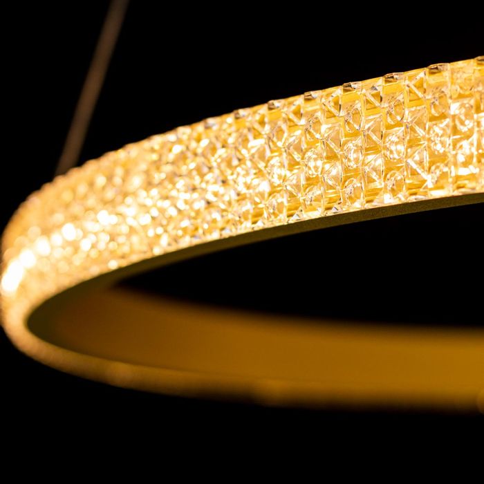 Pendente Othon Ouro Anel 60cm LED ZR146-GD Starlux ST2638
