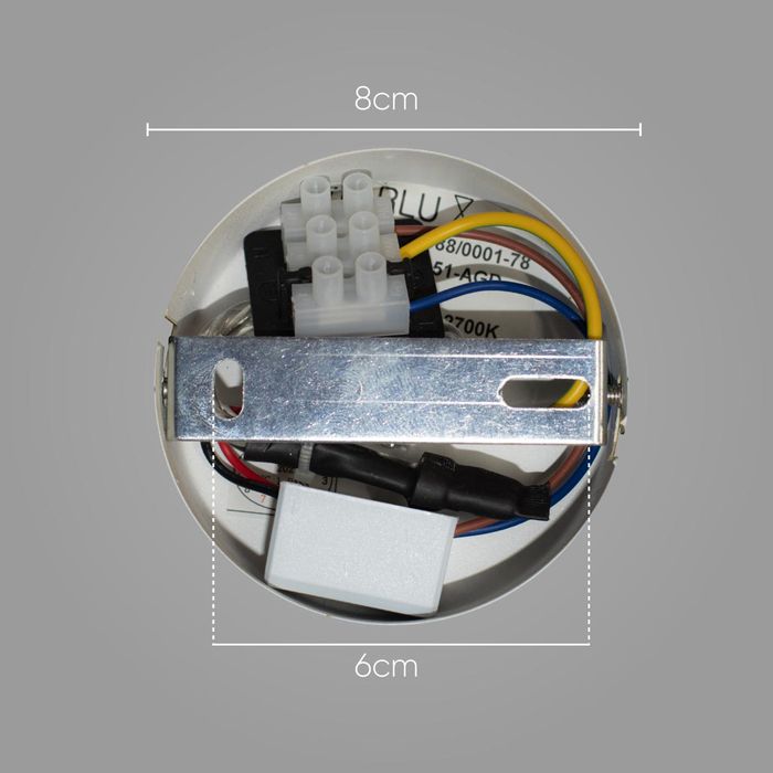 Pendente Anakin Ouro Fosco e Ambar LED 3W Branco Quente ZR151 Starlux ST2641