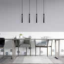 Pendente Anakin Preto Fosco e Smoky LED 3W Branco Quente ZR151 Starlux ST2641