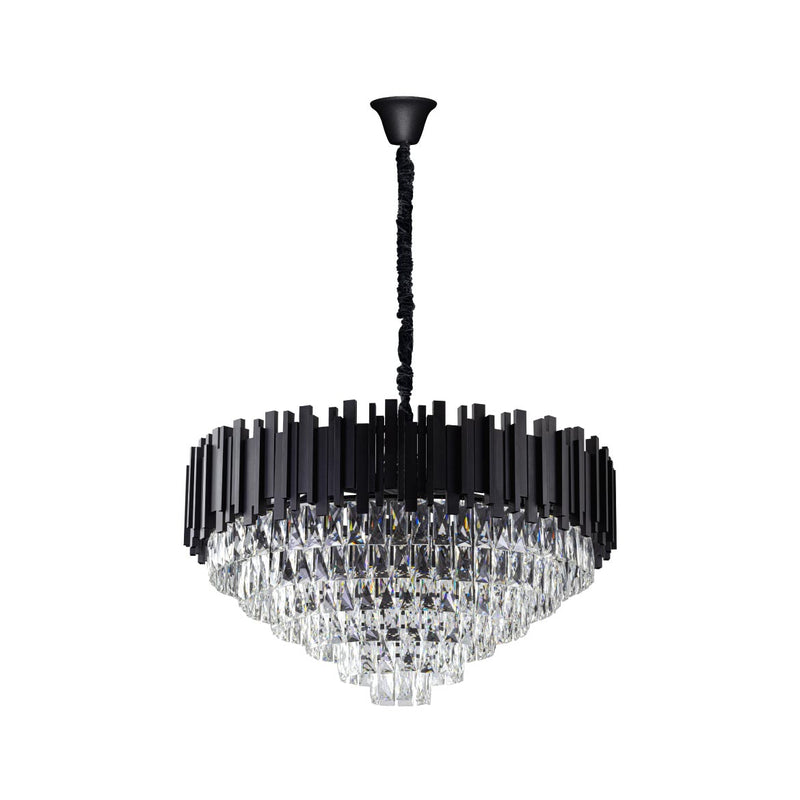 Lustre Pendente Moscou Starlux Preto ZR173-BK para 15X G9 ST2742