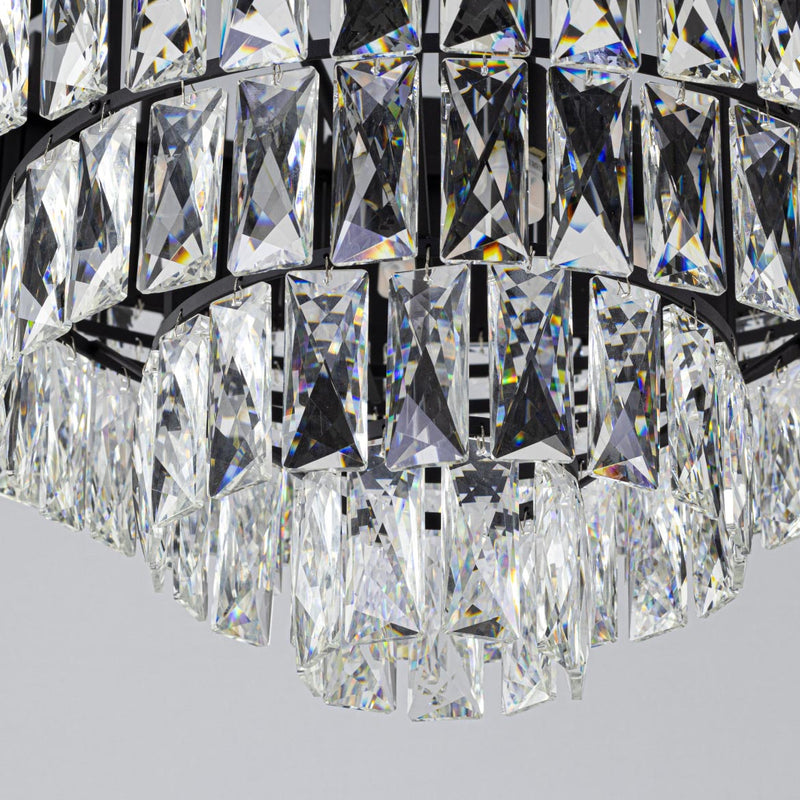 Lustre Pendente Moscou Starlux Preto ZR173-BK para 15X G9 ST2742