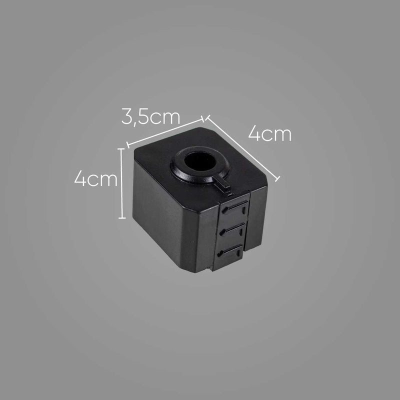 Adaptador Conector de Trilho Eletrificado Preto para Pendentes ST2291