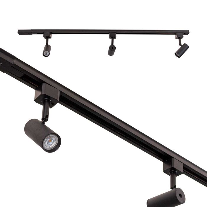 Spot P/ Trilho Eletrificado Preto ZTL015BK Starlux P/ Mr11 ST2287
