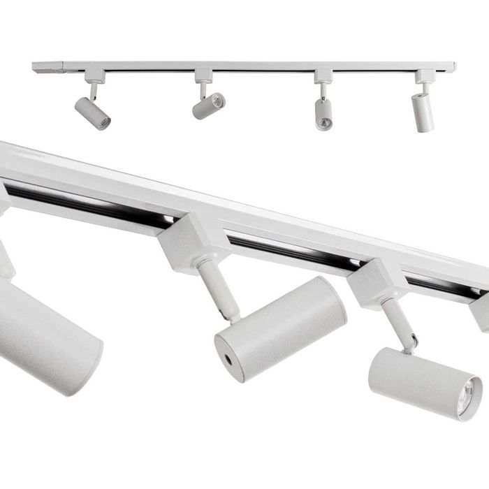 Spot P/ Trilho Eletrificado Branco ZTL015-WH Starlux P/ Mr11 ST2287