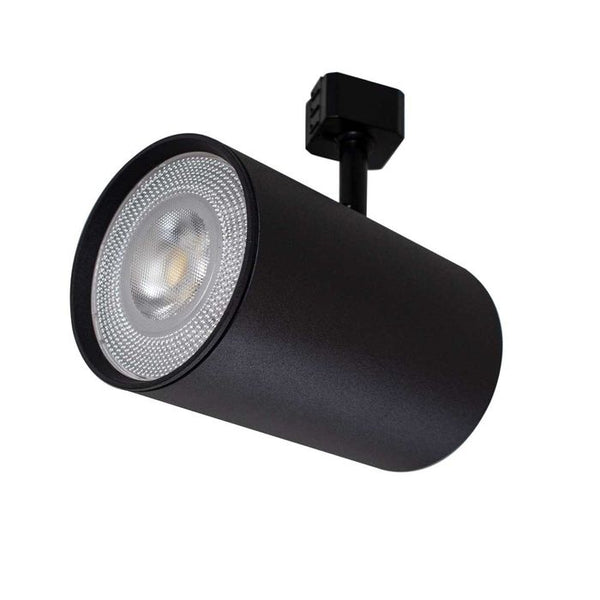 Spot Titan em Alumínio Preto para Trilho Eletrificado para PAR30 Starlux ZTL020 ST2281