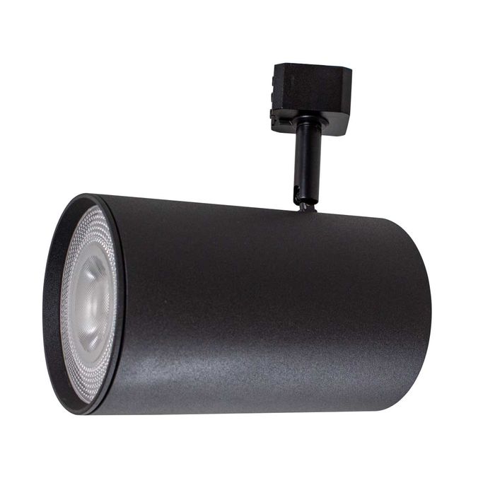 Spot Titan em Alumínio Preto para Trilho Eletrificado para PAR30 Starlux ZTL020 ST2281