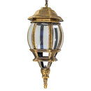 Pendente Colonial Vintage em Alumínio para Lâmpada E27 Ouro Velho SBGD - AC201T-P ST201T