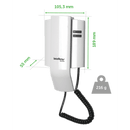 Porteiro residencial interfone Intelbras IPR8010 ST1446