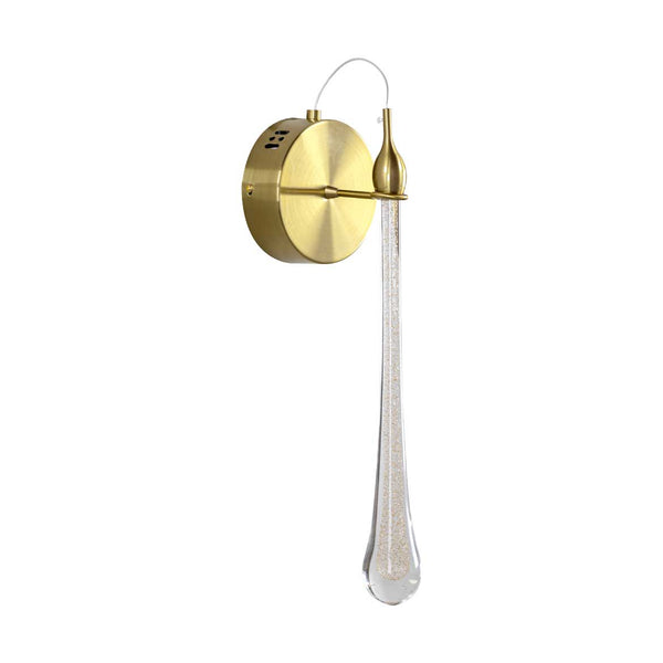 Arandela Goccia Pingo Gota Dourado LED 3W OC005 Bella ST2818