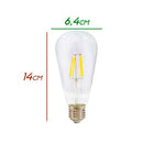 Lâmpada Filamento Led Thomas Edison 4w St64 34836 St1310